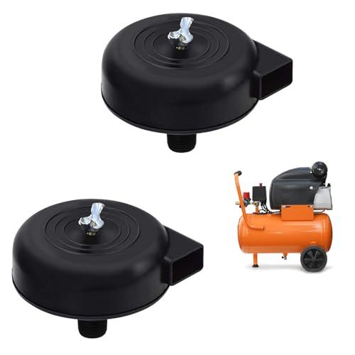 2 Pezzi Silenziatore per Filtro Aria, Filtro Di Aspirazione Compressore d'Aria, 3/8