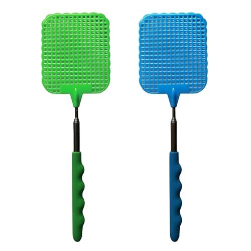 Scacciamosche,Estensibile Scacciamosche, Scacciamosche Manuale,Portatile Scacciamosche Plastica, per Mosche, Zanzare e Insetti