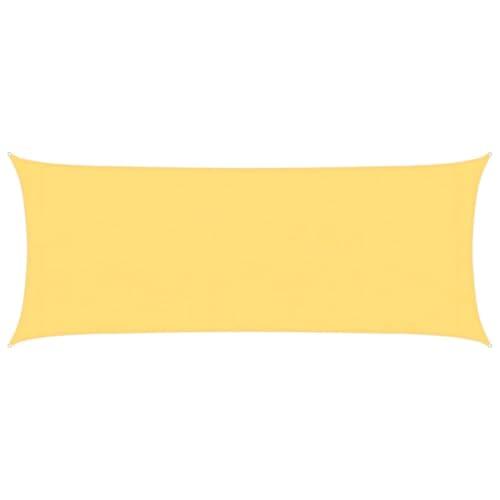 vidaXL Vela Parasole 160 g/m² Beige 2x5 m in HDPE