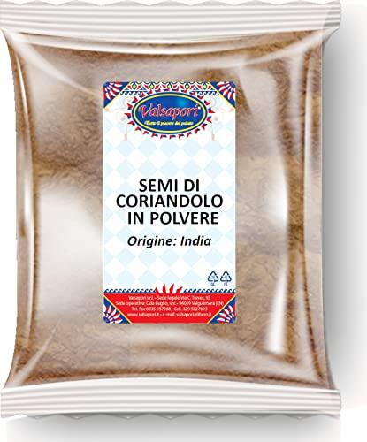Coriandolo Indiano in Polvere - Busta da 100 gr | Gluten Free Vegan | Spezia Aromatica 100% Naturale Senza Additivi, Ideale per Piatti Asiatici (Coriandolo in Polvere)