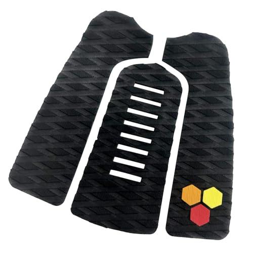 Surfboard Grip Pad, Traction Pad Surfing, Surfboard Deck Traction Pad, Professional Surf Pad, Non-slip Tail Pad, Trimmable Surfboard Pad, Adhesive Deck Pad, Surf Traction Pad Set for Surfing