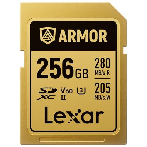 LEXAR Carte SDXC Pro Gold Series ARMOR UHS-II 256Go IP68 R280/W205MB/s