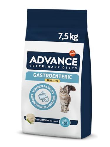 Advance Veterinary Diets Gastroenteric Sensitive, Cibo per Gatti con Problemi gastrointestinali, 7,5kg