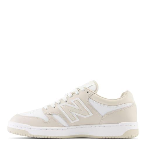 NEW BALANCE 480, Sneaker Uomo, Timberwolf/Bianco, 38 EU