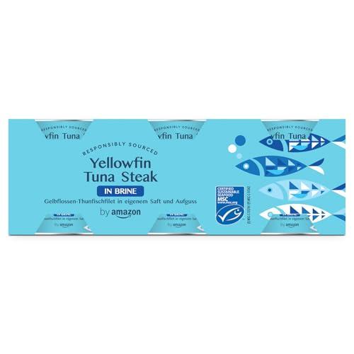 by Amazon MSC Tonno A Pinne Gialle Intero Al Naturale, 6x80g