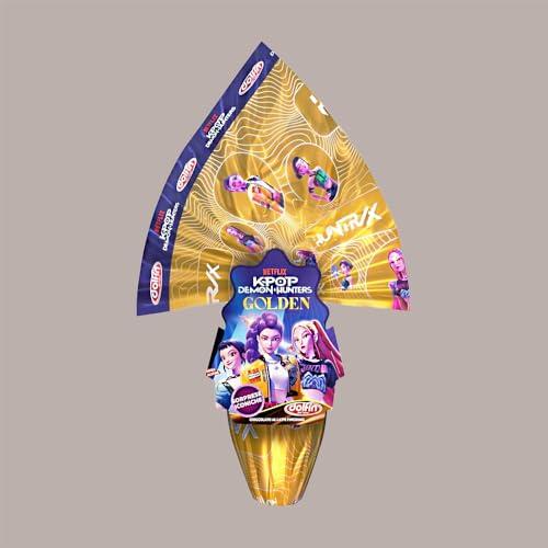 Uovo Cioccolato al Latte Finissimo K-POP Demon Hunters con Sorpresa 220 gr Lucgel
