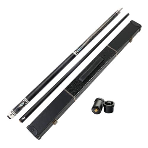 YWRU Stecche da Biliardo 147CM Fibra di Carbonio 1/2 Acero Fatti Mano Professionale Billiard de Stecca con Custodia, Presa Molto Bella 19-20oz(Size:11.8mm,Color:#1)
