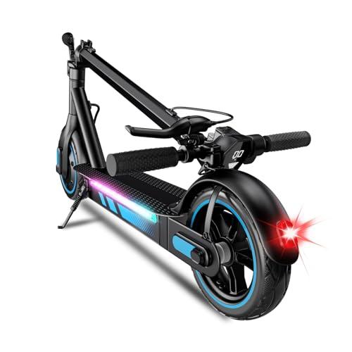 Monopattino Elettrico Adulto, Scooter Elettrico Pieghevole 350W/500W, Batteria 36V 10.5Ah/15Ah, Autonomia di 30-45KM, Velocità Massima 25 km/h, Doppia Frenata, Controllo App