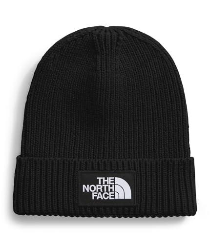 The North Face TNF Logo Box Cuffed Beanie per Bambini TNF Black One Size
