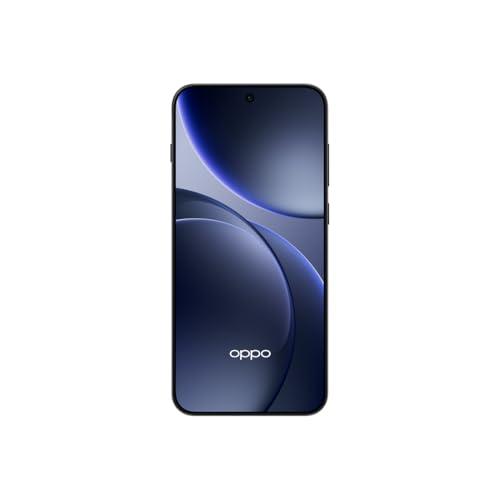 OPPO Trova X9 5G, 6,5 pollici FHD+ AMOLED, 12 GB di RAM, 512 GB di archiviazione, fotocamera frontale da 32 MP, MediaTek Octa-Core, batteria 7025 mAh, doppia SIM, Android 16, 5G (nero)