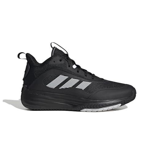 adidas Own The Game 3 Shoes, Scarpe da Basket Uomo, Core Black/Cloud White/Cloud White, 43 1/3 EU