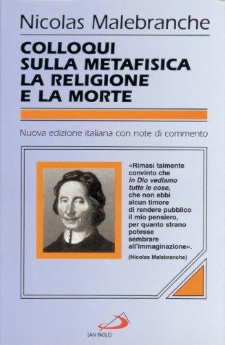 Colloqui sulla metafisica, la religione e la morte