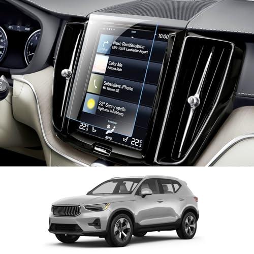 WEIPIN Pellicola protettiva in vetro temperato da 8,7 pollici per Vol-vo XC40 XC60 XC90 2018-2025, pellicola protettiva in vetro temperato per Volvo V60 V90 S90 S60 C40 con