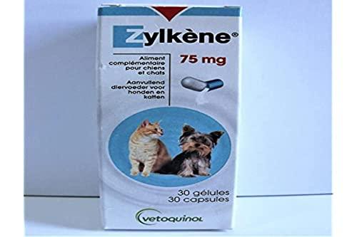 Zylkene Aliment Complémentaire pour Chien et Chat 75 mg Flacon de 30 Gélules