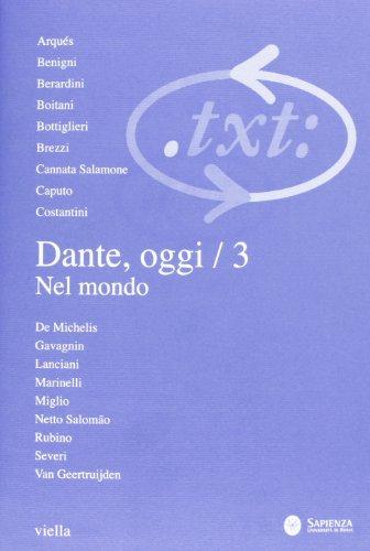 Critica del testo. Dante, oggi nel mondo (Vol. 14/3)