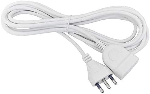 SQUADO - Prolunga Cavo Elettrico Lineare Bipasso 10M Con Presa 16A-10A