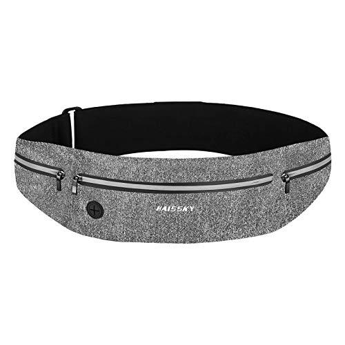 HAISSKY Marsupio Running, Cintura da Corsa per Uomo e Donna Marsupi da Corsa Impermeabile Marsupio Sportivo Adatto per Jogging, Viaggi, Escursioni, Corsa, Tour in Bicicletta