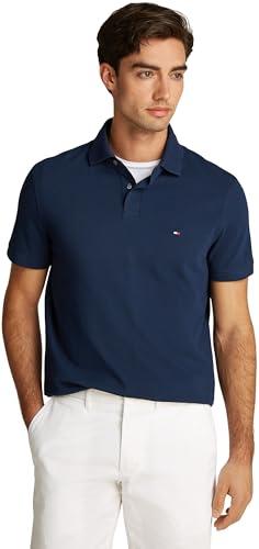 Tommy Hilfiger 1985 Regular Polo Mw0mw17770, Polo a maniche corte Uomo, Blu (Night Sky), L