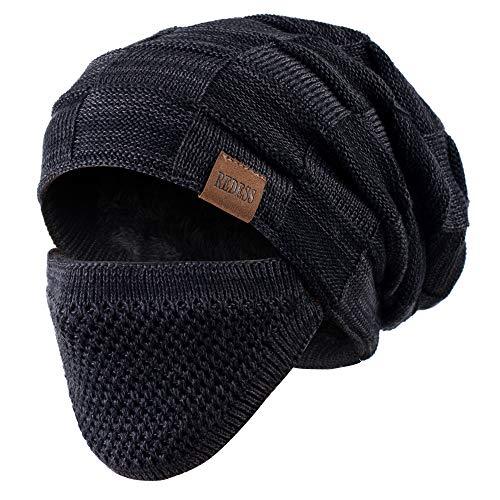 REDESS Beanie Hat Per Uomo e Donna Cappelli Invernali Caldi Cappuccio Con Teschio Spesso Lavorato a Maglia
