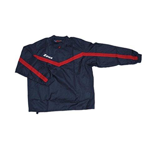 K-way Albatros Blu-Rosso Corsa Sport Uomo Pioggia Running jogging Allenamento Relax Calcio Calcetto Impermeabile Scuola Sport (S)