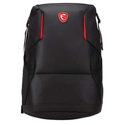 MSI Urban Raider Gaming Laptop Backpack, Quick Access, rete imbottita, esterno in poliestere leggero, adatto per computer portatile da 17
