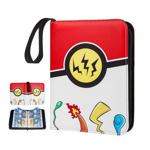 VIBINHO Album Porta Carte, 440 Tasche Album Carte Collezionabili, 55 Pagine Album di Carte da Collezione, PU Libro Porta Carte Impermeabile