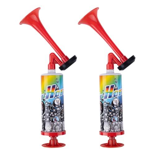 Xiuyer Tromba da Stadio, Trombetta da Stadio, Trombetta, 2 PCS Loud Handheld Air Horn Clacson a Gas Tromba, Air Horn per Partite di Calcio, Eventi Sportivi, Nautica, Celebrazioni, Festa di Compleanno