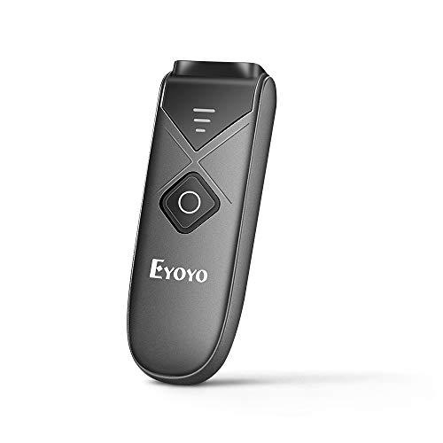 Eyoyo Mini scanner di codici a barre wireless 2D, con sensore di scansione portatile 1D QR Code Scanner, Bluetooth/2.4G Wireless Pocket Inventory Reader per Tablet iPhone Android iOS PC