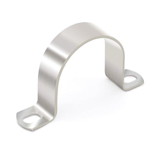 Ø 50 mm collari per tubi FamlTol 6 pezzi U-Fascette Stringitubo Acciaio Inox fascette metalliche stringitubo Per il fissaggio di grandi tubazioni dell'acqua e del gas