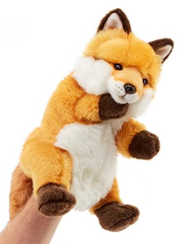 Uni-Toys - Marionetta classica a forma di volpe rossa – 28 cm (altezza) – bambola di peluche, volpe – peluche