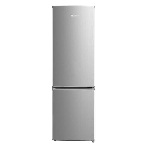 COMFEE' RCB359IX2 Frigorifero Combinato, 262L, frigorifero di grande capacità, Low frost, Altezza 177.3 cm, Bassa Rumorosità 39 dB, Luce LED, Temperatura Regolabile, Inox