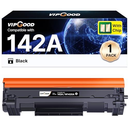 VIPGOOD 142A W1420A (Con Chip) Toner Compatibile per HP 142A W1420X Cartucce di Toner per Laserjet Pro M110w M110 MFP M140w M140 M139w M139 (1 Nero)