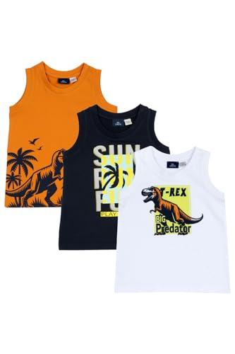 Chicco Set 3 Canottiere Bambini e Ragazzi in 100% Cotone NOS