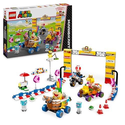 LEGO Super Mario Kart: Pack Baby Peach e Gran Premio, Veicoli e Pista Giocattolo da Costruire, Set con Personaggi Nintendo da Collezione, Giochi per Bambini e Bambine da 8 Anni, Idea Regalo 72036