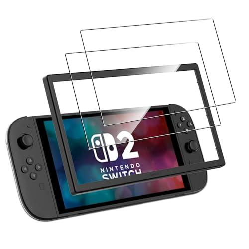 Natbok 2 Pezzi Vetro Temperato Pellicola per Nintendo Switch 2 7.9