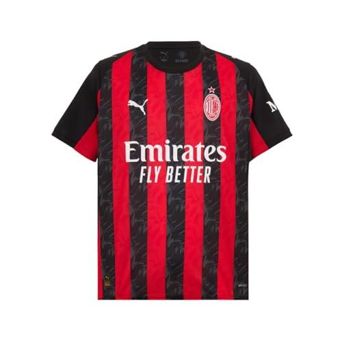 A.C. Milan - Maglia Gara Home, Stagione 2025/2026, Maglietta da Calcio, Prodotto Ufficiale, Adulto, L