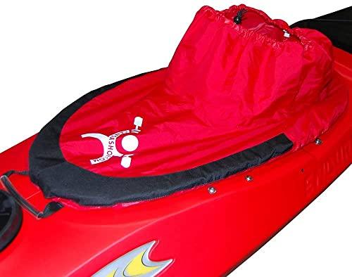 Paraspruzzi per Canoa Kayak (Rosso)