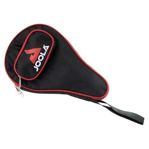Joola 80502 - Custodia per racchetta da ping pong, Nero/Rosso