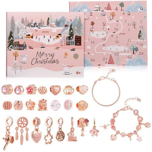 LEMESO Calendario Avvento Bambina Perline