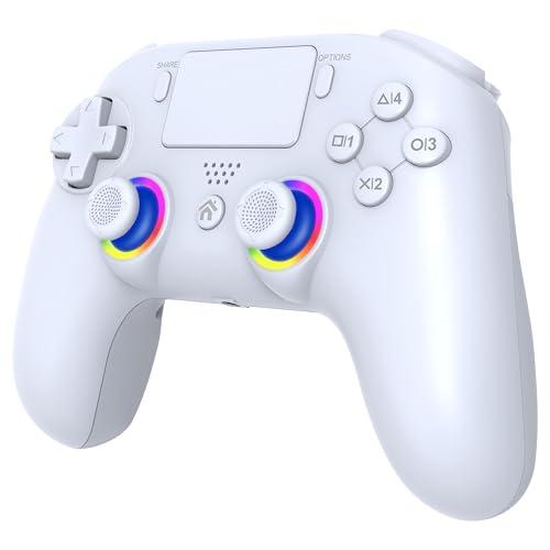 SUBSONIC - Controller per PS5 wireless con paddle e LED programmabili, vibrazione e funzione touch - Controller PS5 bianco