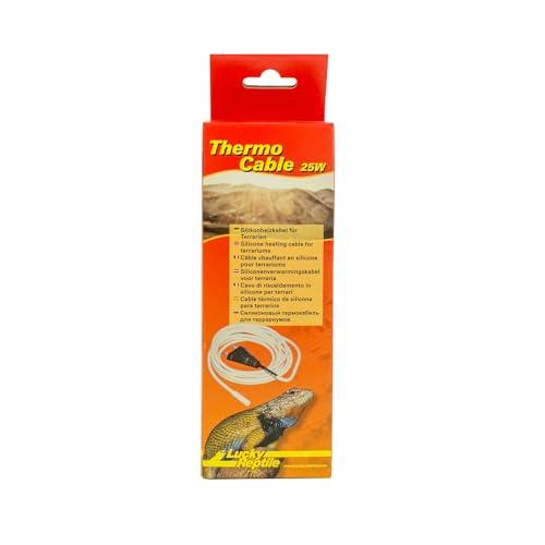 Lucky Reptile Thermo Cable - Cavo di Riscaldamento per terrari da 25 W - Cavo da 4,8 m con connessione Fredda da 1,5 m - Riscaldamento Veloce e Calore Uniforme - in Silicone Impermeabile
