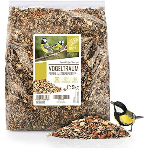 Cuore di animali selvatici I Uccello sogno vitale mix tempo di riproduzione cibo - Cibo premium per insetti per uccelli, cibo per uccelli selvatici con proteine ​​extra per genitori (5kg)