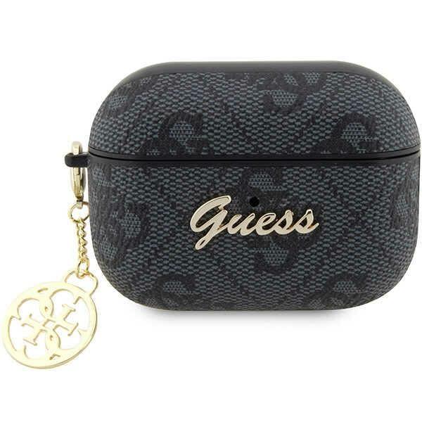 Guess GUAP2G4GSMK Custodia per AirPods Pro 2 Nero 4G Charm Collection