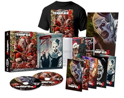 Terrifier 3 (Steelbook Collector's 4K UHD + Blu-ray + t-shirt + gift) [Tiratura Limitata Numerata 500 Copie]