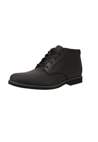 Timberland Uomo Woodhull Chukka Basic Stivali alla moda, Black Full Grain, 43 EU