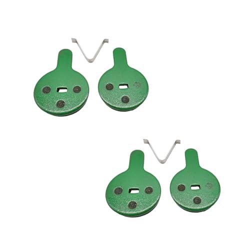 Fututech Pastiglie freno per Kukirin G2 Pro Tongli Pads Durevole Resistenza alle alte Temperature Accessorio Scooter Elettrico Parte di Ricambio Monopattino (2 Coppia)