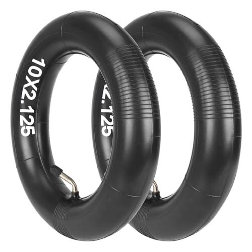 Satgoo Camera d'aria per Monopattino Elettrico 10x2.125, Doppio Spessore, Valvola Piegata a 45°, 10 Pollici Camera d'aria, 10x2 Pneumatici di Ricambio per Scooter, Non Facile da Perdere