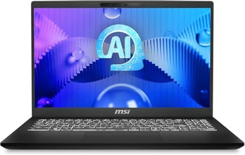 MSI Modern 15 H AI C1MG-034IT Notebook 15.6” FHD 60Hz, Intel Core Ultra 5 125H, Intel ARC, 16GB RAM DDR5 5600MHz, 512GB SSD PCIe4, WiFi 6E, Win 11 Home [Layout e Garanzia ITA], Nero