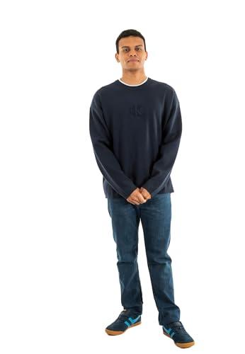 Calvin Klein Jeans Felpa lv04rd300g cef Dark Sapphire S