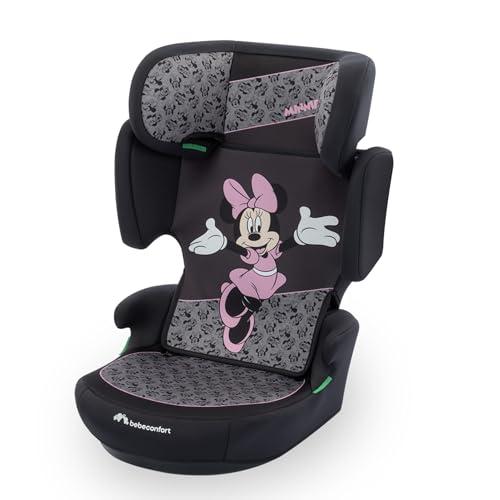 Bebeconfort Disney Road Safe i-Size, Seggiolino Auto 15-36 kg isofix, 3,5-12 anni (100-150 cm), Seggiolino Auto Minni, Pieghevole, Installazione Cintura, Poggiatesta 14 Posizioni, Authentic Minnie